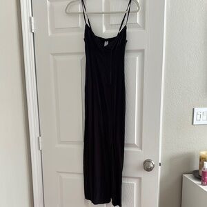 Black Spaghetti Strap Maxi Dress